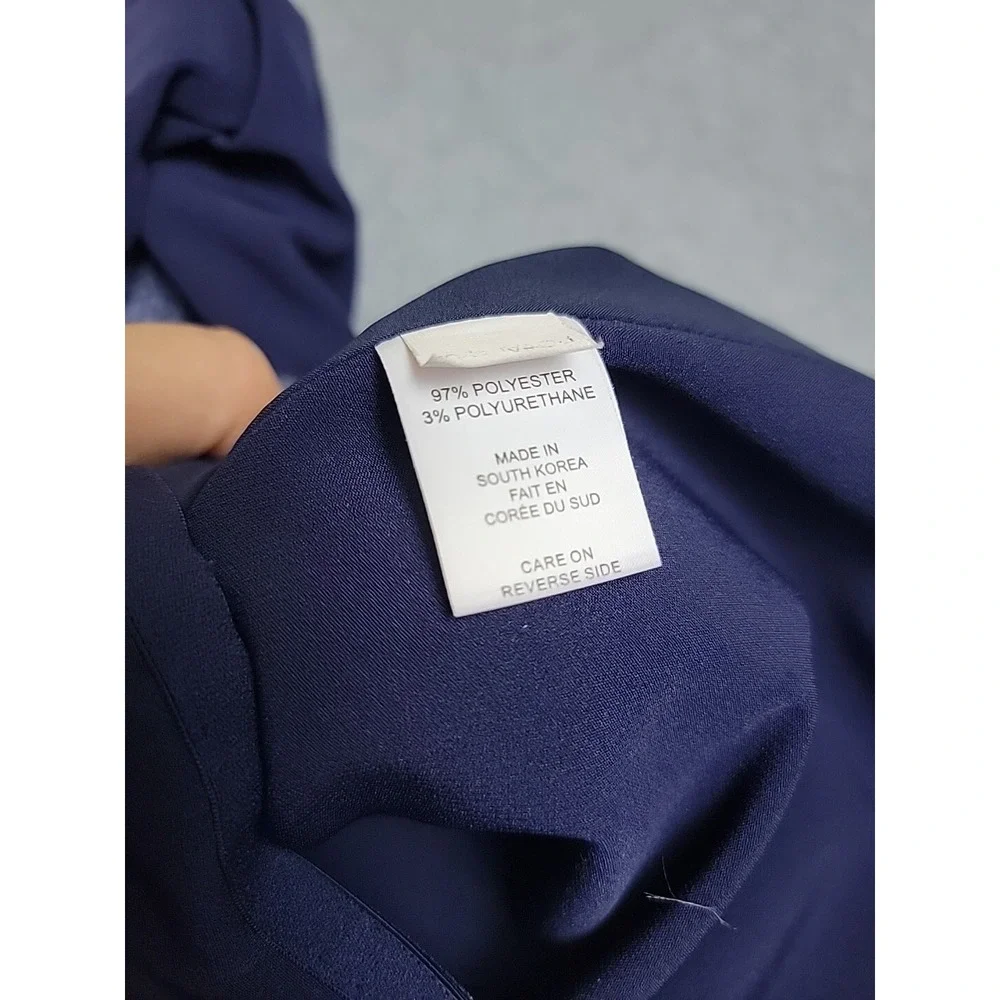 Straight Down Jacket Mens‎ M Windbreaker Blue Textured Lightweight Full Zip Golf